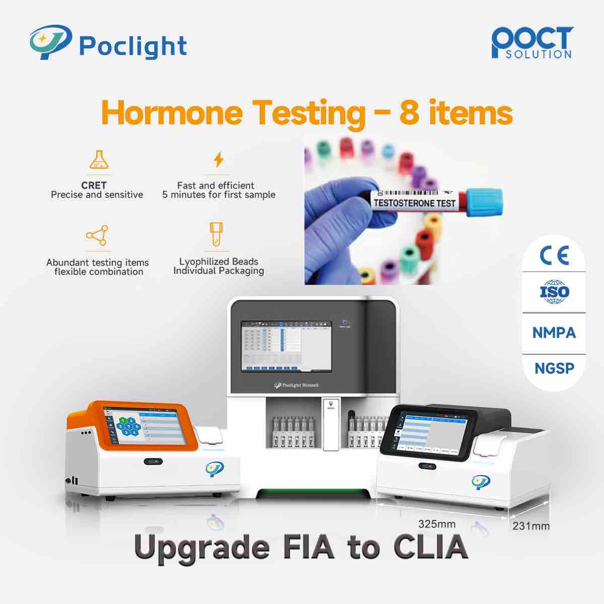 İnsan Seks Hormonu Testi (CLIA) Kitleri